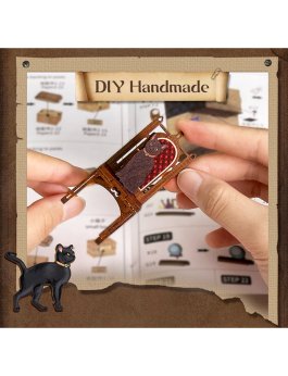 Puzzle in Legno 3D Book Nook Kit - Magic Pharmacist - 7