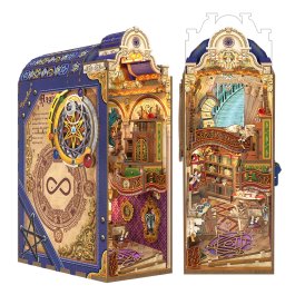 Puzzle in Legno 3D Book Nook Kit - Magical Library - 4