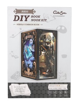Puzzle in Legno 3D Book Nook Kit - Nebula Common Room - 2
