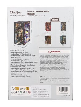 Puzzle in Legno 3D Book Nook Kit - Nebula Common Room - 3