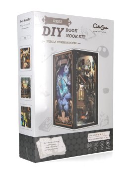 Puzzle in Legno 3D Book Nook Kit - Nebula Common Room - 1