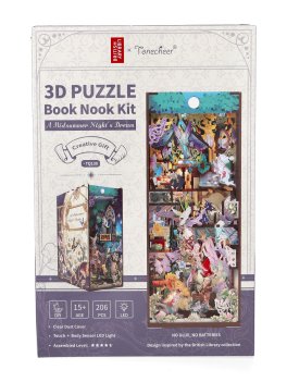 Puzzle in Legno 3D Book Nook Kit - Sogno di Una Notte di Mezza Estate - 2