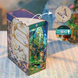 Puzzle in Legno 3D Book Nook Kit - Sogno di Una Notte di Mezza Estate - 5