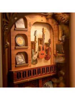Puzzle in Legno 3D Book Nook Kit  - The Secret Rhythm - 12