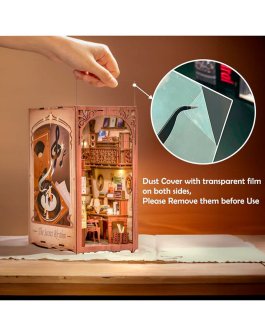 Puzzle in Legno 3D Book Nook Kit  - The Secret Rhythm - 15