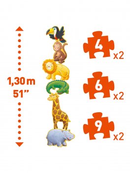 Puzzle Progressivo Gigante - Marmoset & Friends - 4