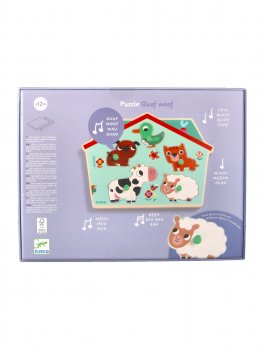 Puzzle Sonoro a Incastri - Ouaf Woof - 3