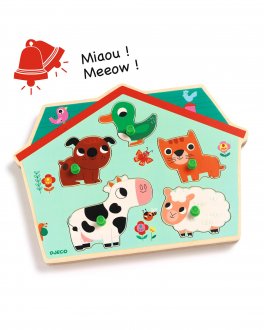 Puzzle Sonoro a Incastri - Ouaf Woof - 4