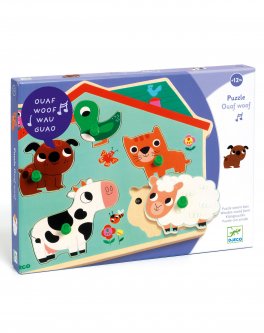 Puzzle Sonoro a Incastri - Ouaf Woof - 1