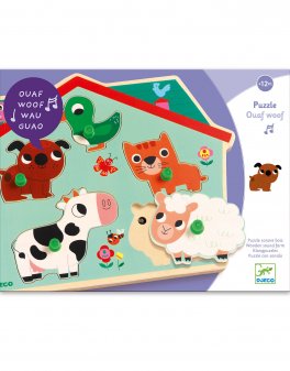 Puzzle Sonoro a Incastri - Ouaf Woof - 2