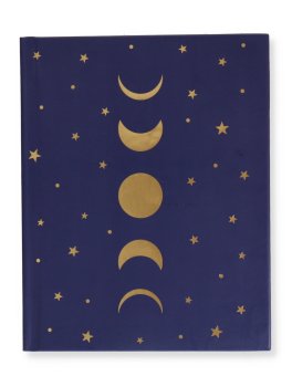 Quaderno Fasi Lunari e Stelle - Blu Scuro — Quaderno - 1