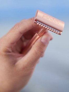 Rasoio di Sicurezza in Metallo Rosé + 10 Lamette - 6
