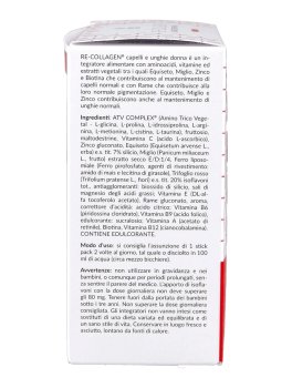 Re-Collagen® Advanced Hair Formula - Capelli e Unghie Donna - 60 Stick Pack - 4