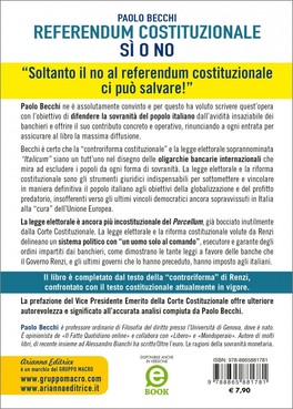 Referendum Costituzionale: Si o No — Libro - 2