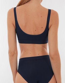 Reggiseno Bralette in Fibra di Faggio - Blu - 4