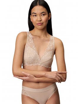 Reggiseno Bralette in Pizzo - Conchiglia - Taglia 2 - 1