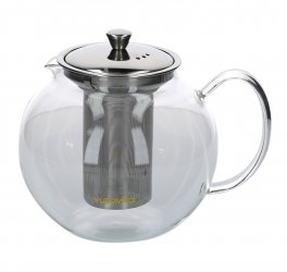 Regina - Teiera con Filtro in Acciaio