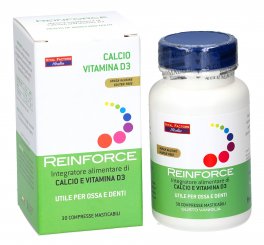 Reinforce - Calcio e Vitamina D3 - Gusto Vaniglia - 1