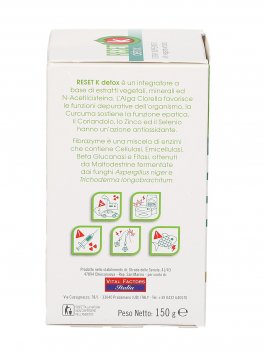 Reset K Detox - Integratore di Clorella, Curcuma, Coriandolo, Zinco e Selenio - 2