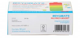 Reydrate Ricarica Boost - Gusto Arancia - Bustine Monodose - 5