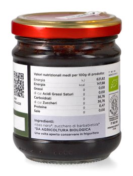 Ribes Nero - Confettura Extra Biologica - 3