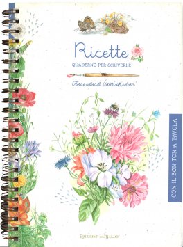 Ricette - Quaderno per Scriverle - Fiori e Colori — Quaderno - 1