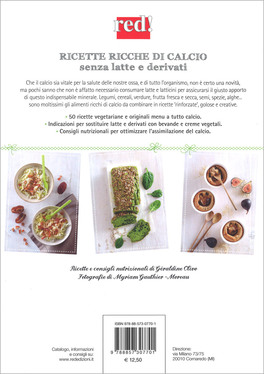 Ricette ricche di Calcio senza Latte e derivati — Libro - 2