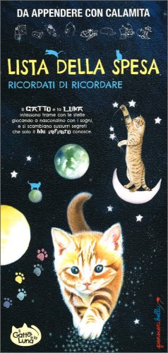 Il Gatto e la Luna - Lista della Spesa con Calamita — Diari e Journaling - 1