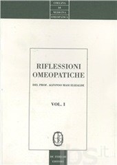 Riflessioni Omeopatiche. Vol. 1  — Libro - 1