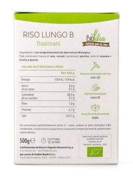 Riso Bianco Basmati Biologico - 3