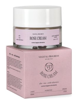 Rose Cream Crema d'Aloe, Rosa e Acido Ialuronico - 1