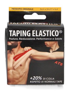 Rotolo Taping Elastico® - Tape Kinesiologico per Muscoli e Articolazioni 5 cm x 5 metri - 2