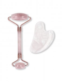 Rullo Massaggio con Pietra Gua-Sha - Essential Set Jade Roller - 1