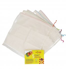 Sacchetti Frutta e Verdura Riutilizzabili in Cotone - 3