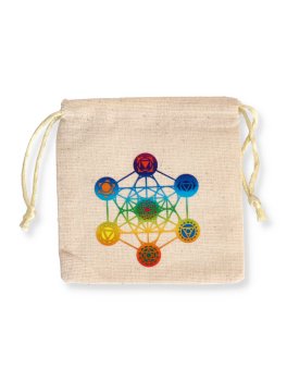 Sacchettino in Cotone - Cubo di Metatron - 2