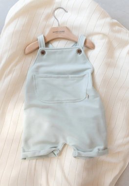Salopette con Tascone Bimbo - Water Petrol - 1