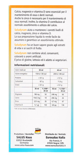 Saludynam - Tonico con Minerali e Vitamina D - 2