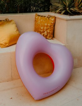 Salvagente Cuore Rosso e Viola in PVC Riciclabile - 5