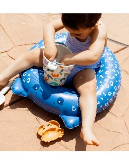 Salvagente Leopardo Blu in PVC Riciclabile - 5