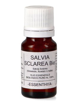 Salvia Sclarea Bio - Olio Essenziale Puro - 10 ml - 1