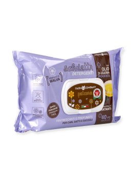 Salviette Detergenti Umidificate per Cani, Gatti e Cuccioli - 1