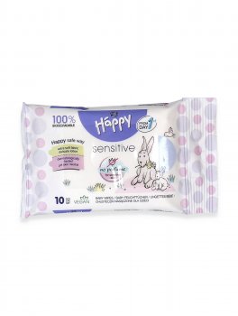 Salviette Happy Sensitive Aloe Vera - 1