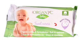 Salviette Organyc Baby - 60 Salviette