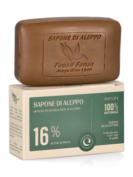 Sapone di Aleppo all'Olio di Oliva e Alloro al 16% - 1