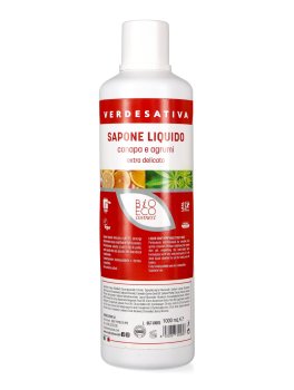 Sapone Liquido Extra Delicato Canapa e Agrumi - 1