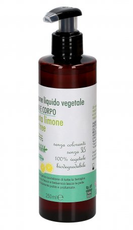 Sapone Liquido Vegetale Menta Limone E Tea Tree