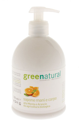 Sapone Mani e Corpo alla Menta e Arancio - 1