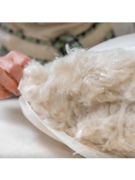 Saturno - Cuscino in Cotone Bio e Kapok - 4