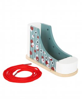 Scarpa da Allacciare in Legno 3D - 2