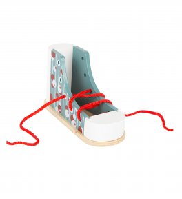 Scarpa da Allacciare in Legno 3D - 3